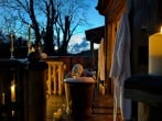 at dusk at dusk